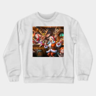 Santa's Christmas After-Party Crewneck Sweatshirt